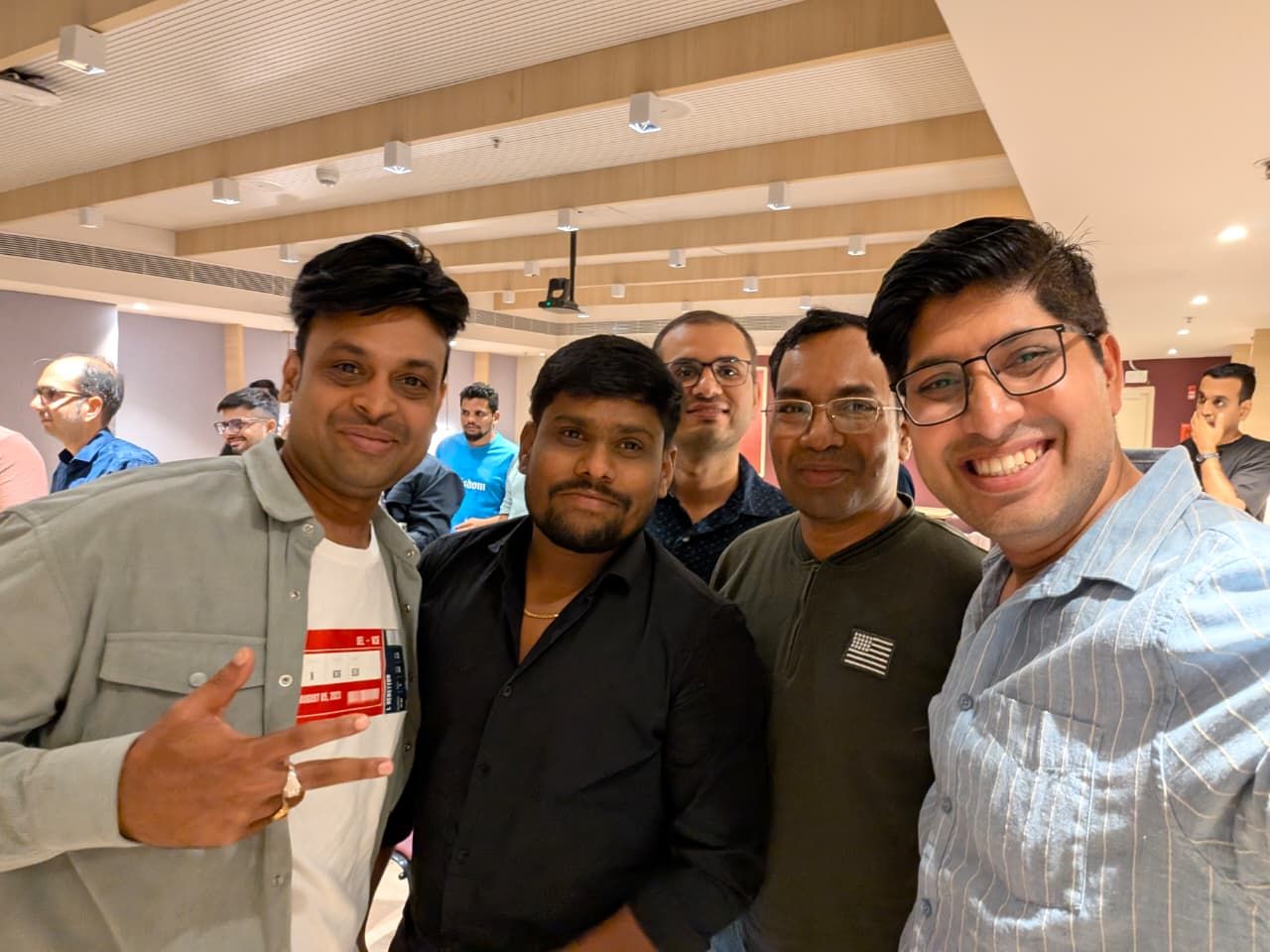 Attendees together at the Bengaluru meetup